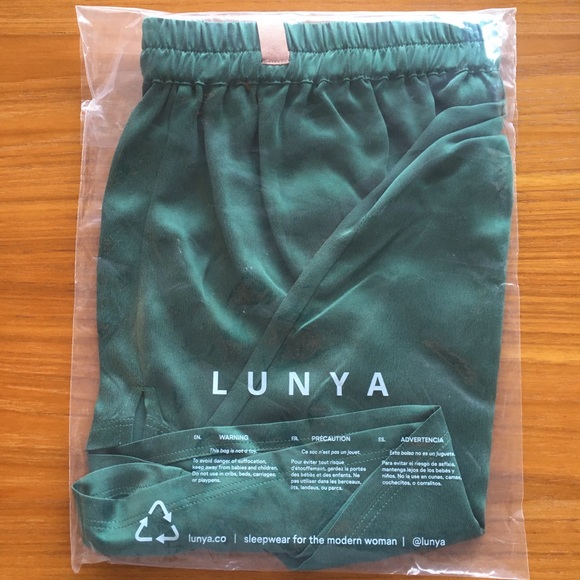 lunya silk shorts